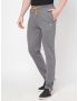 Fitz Solid Cotton Blend Slim Fit Trackpant - Charcoal