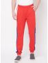 Fitz Solid Cotton Blend Slim Fit Trackpant - Red Clay