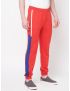 Fitz Solid Cotton Blend Slim Fit Trackpant - Red Clay