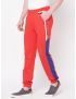 Fitz Solid Cotton Blend Slim Fit Trackpant - Red Clay