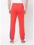 Fitz Solid Cotton Blend Slim Fit Trackpant - Red Clay