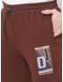 Fitz Solid Cotton Blend Slim Fit Trackpant - Dark Brown