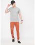 Men Slim Fit Athleisure Joggers With Contrast Tape