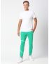 Men Slim Fit Athleisure Joggers With Contrast Tape