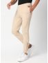 Fitz Solid Cotton Blend Slim Fit Trackpant - Beige