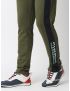 Fitz Colorblock Cotton Blend Slim Fit Trackpant - Olive