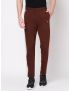 Fitz Colorblock Cotton Blend Slim Fit Trackpant - Dark Brown