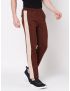 Fitz Colorblock Cotton Blend Slim Fit Trackpant - Dark Brown