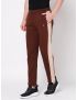 Fitz Colorblock Cotton Blend Slim Fit Trackpant - Dark Brown