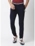 Fitz Solid Cotton Blend Slim Fit Trackpant-ss - Dark Navy