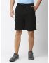 Fitz Solid Cotton Blend Slim Fit Shorts - Jet Black