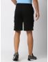 Fitz Solid Cotton Blend Slim Fit Shorts - Jet Black