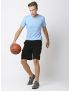 Fitz Solid Cotton Blend Slim Fit Shorts - Jet Black