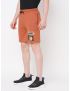 Fitz Solid Cotton Blend Slim Fit Shorts - Brown Sugar