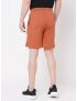 Fitz Solid Cotton Blend Slim Fit Shorts - Brown Sugar