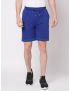 Fitz Solid Cotton Blend Slim Fit Shorts - Cobalt Blue