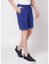 Fitz Solid Cotton Blend Slim Fit Shorts - Cobalt Blue