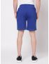 Fitz Solid Cotton Blend Slim Fit Shorts - Cobalt Blue