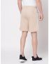 Fitz Colorblock Cotton Blend Slim Fit Shorts - Beige