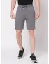 Fitz Solid Cotton Blend Slim Fit Shorts - Charcoal