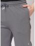 Fitz Solid Cotton Blend Slim Fit Shorts - Charcoal