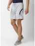 Fitz Solid Polyester Regular Fit Shorts - Grey Melange