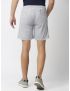 Fitz Solid Polyester Regular Fit Shorts - Grey Melange