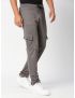 Fitz Solid Polyester Slim Fit Trackpant - Charcoal